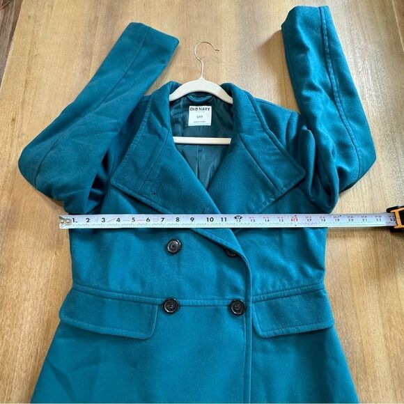 Old Navy Pea Coat Double Breasted Size Small‎ Blue - Picture 5 of 11
